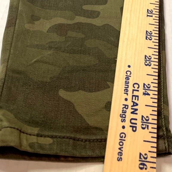 American Eagles Super Stretch Women’s Jeggins Size 14 Short camouflage green Y2K - Picture 8 of 12
